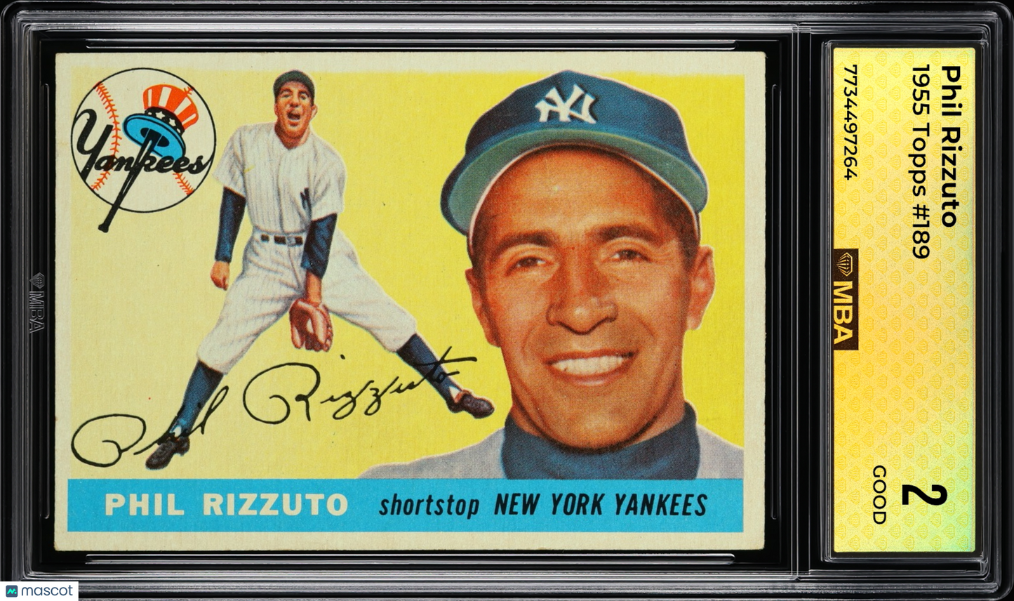 1955 Topps Phil Rizzuto #189 MBA 2