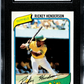 1980 Topps Rickey Henderson #482 SGC 8.5