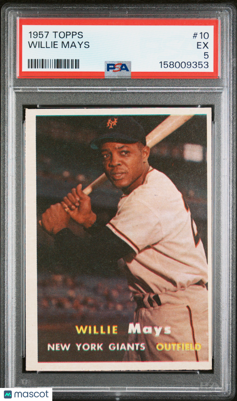 1957 Topps Willie Mays #10 PSA 5