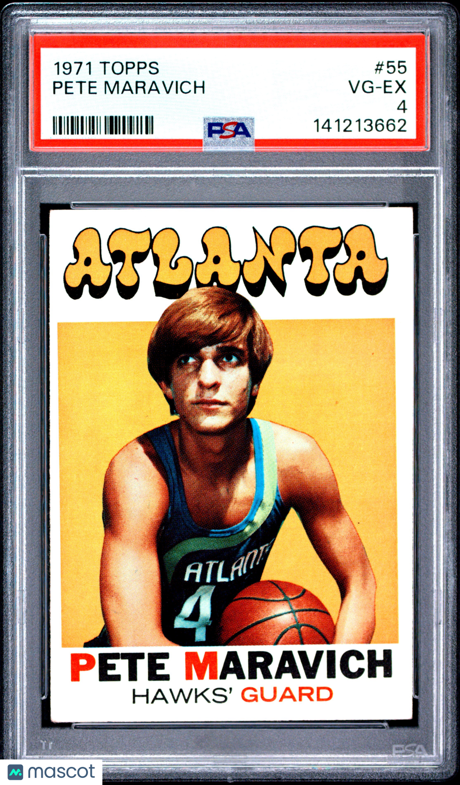 1971 Topps Pete Maravich #55 PSA 4