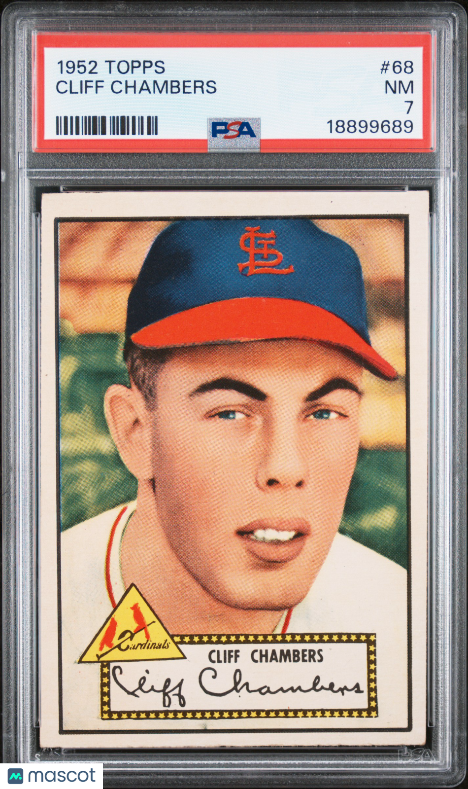 1952 Topps Cliff Chambers #68 PSA 7