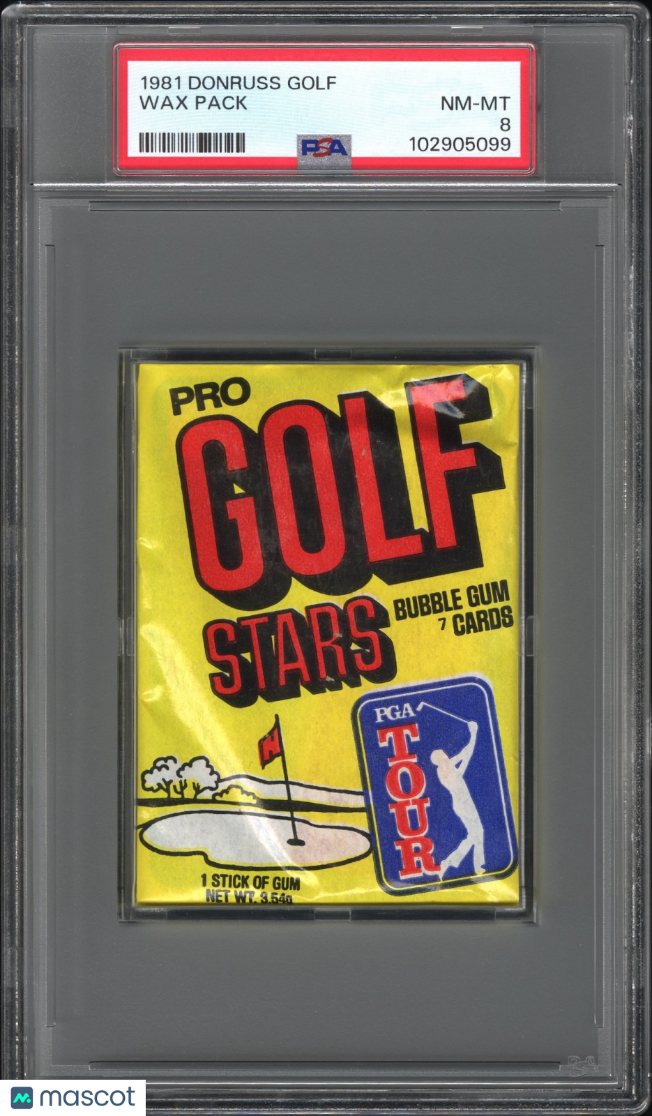 1981 Donruss Golf Pack PSA 8