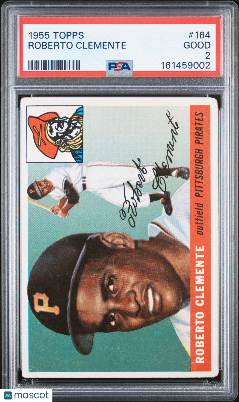 1955 Topps Roberto Clemente #164 PSA 2