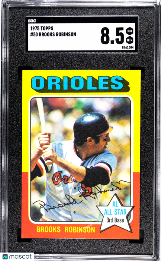 1975 Topps Brooks Robinson #50 SGC 8.5