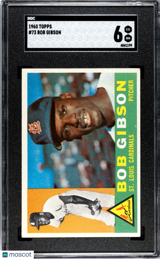 1960 Topps Bob Gibson #73 SGC 6
