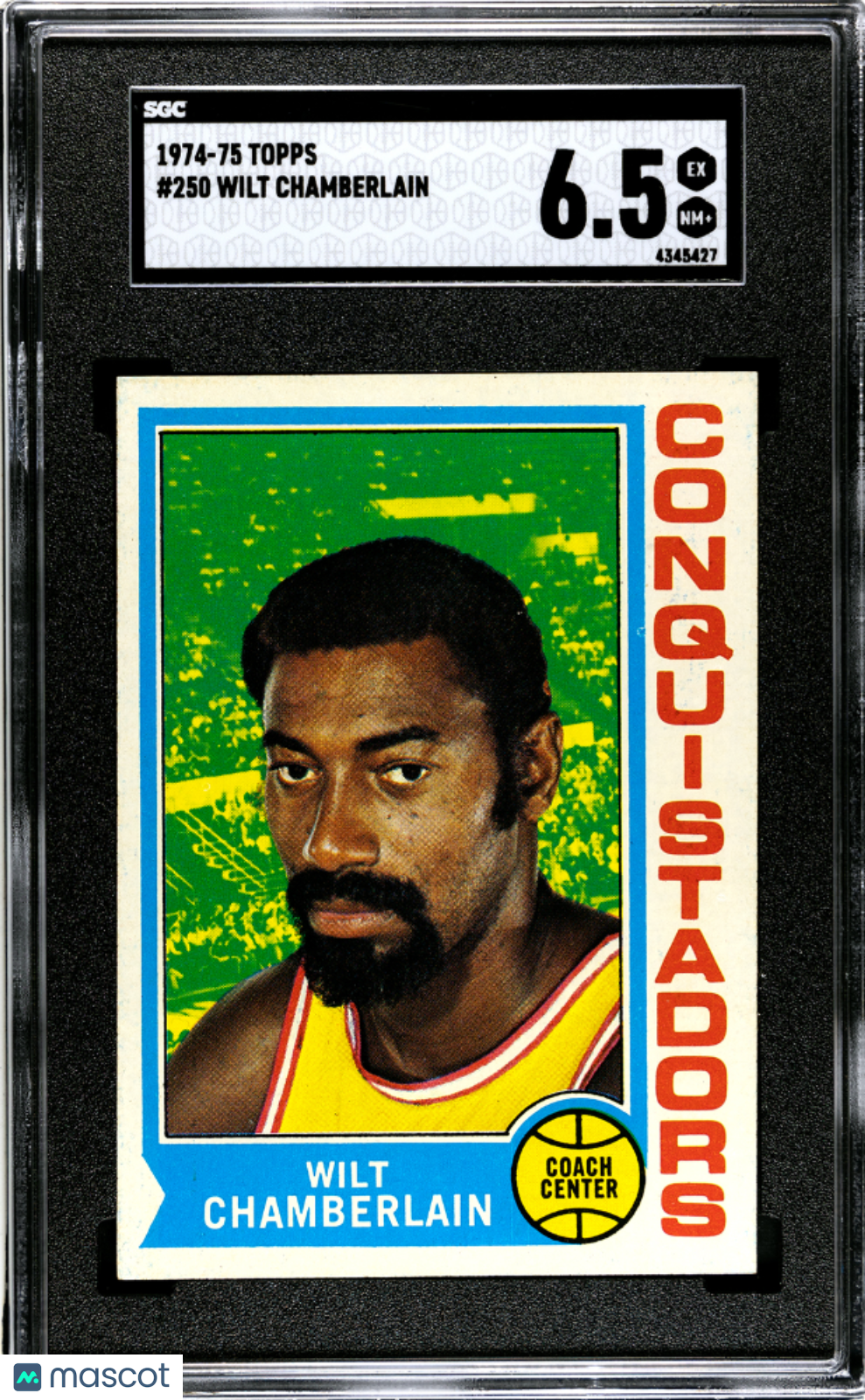 1974 Topps Wilt Chamberlain #250 SGC 6.5