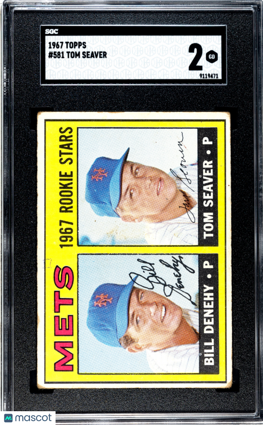 1967 Topps Tom Seaver #581 SGC 2