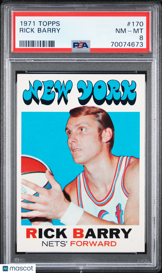 1971 Topps Rick Barry #170 PSA 8