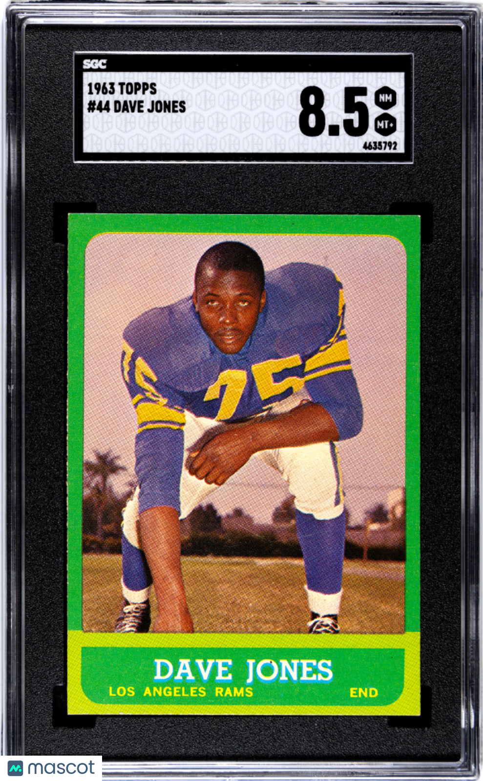 1963 Topps Dave Jones #44 SGC 8.5