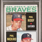 1964 Topps Braves Rookies #541 P. Roof P. Niekro PSA 7