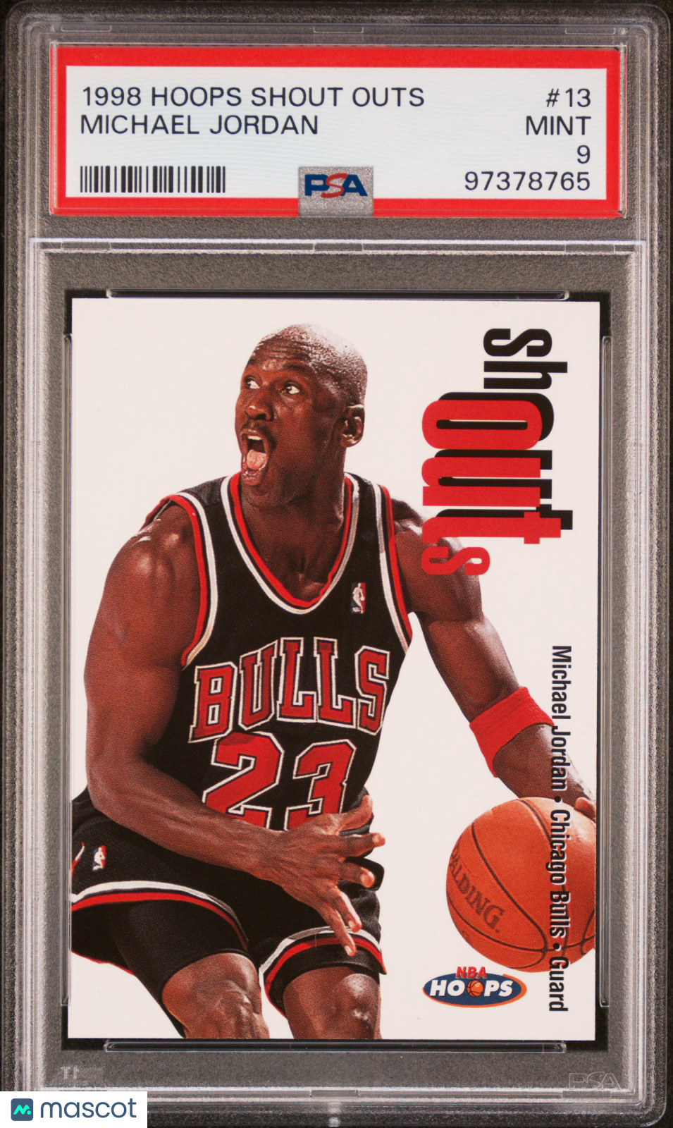 1998 Hoops Shout Outs Michael Jordan #13 PSA 9