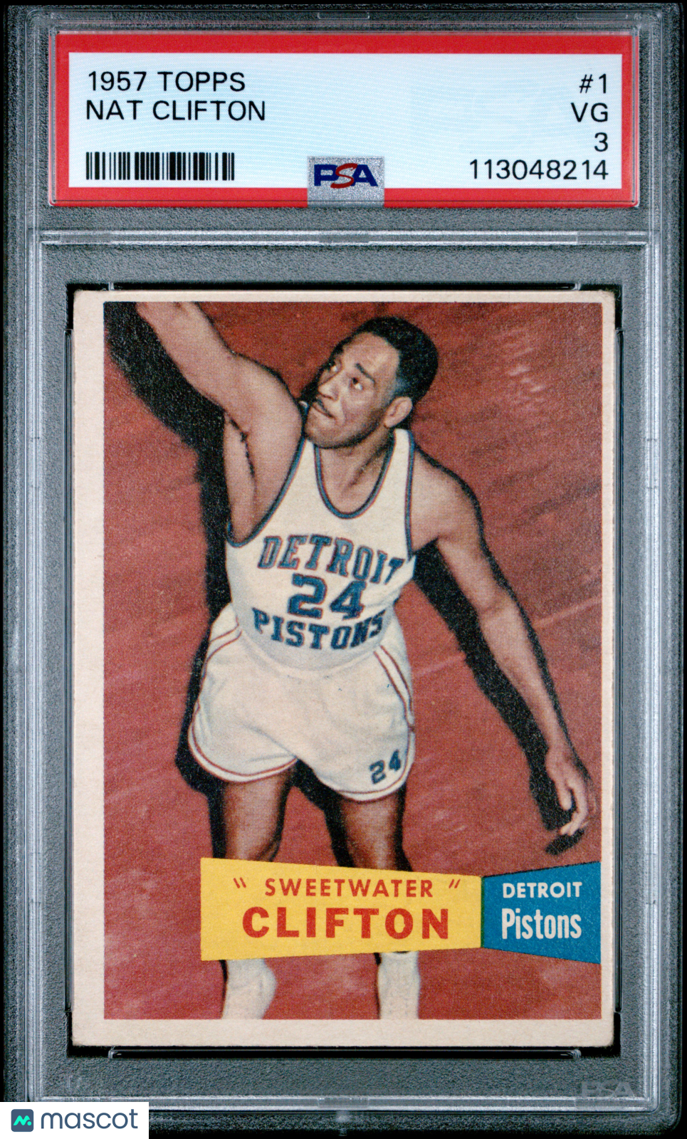1957 Topps Nat Clifton #1 PSA 3