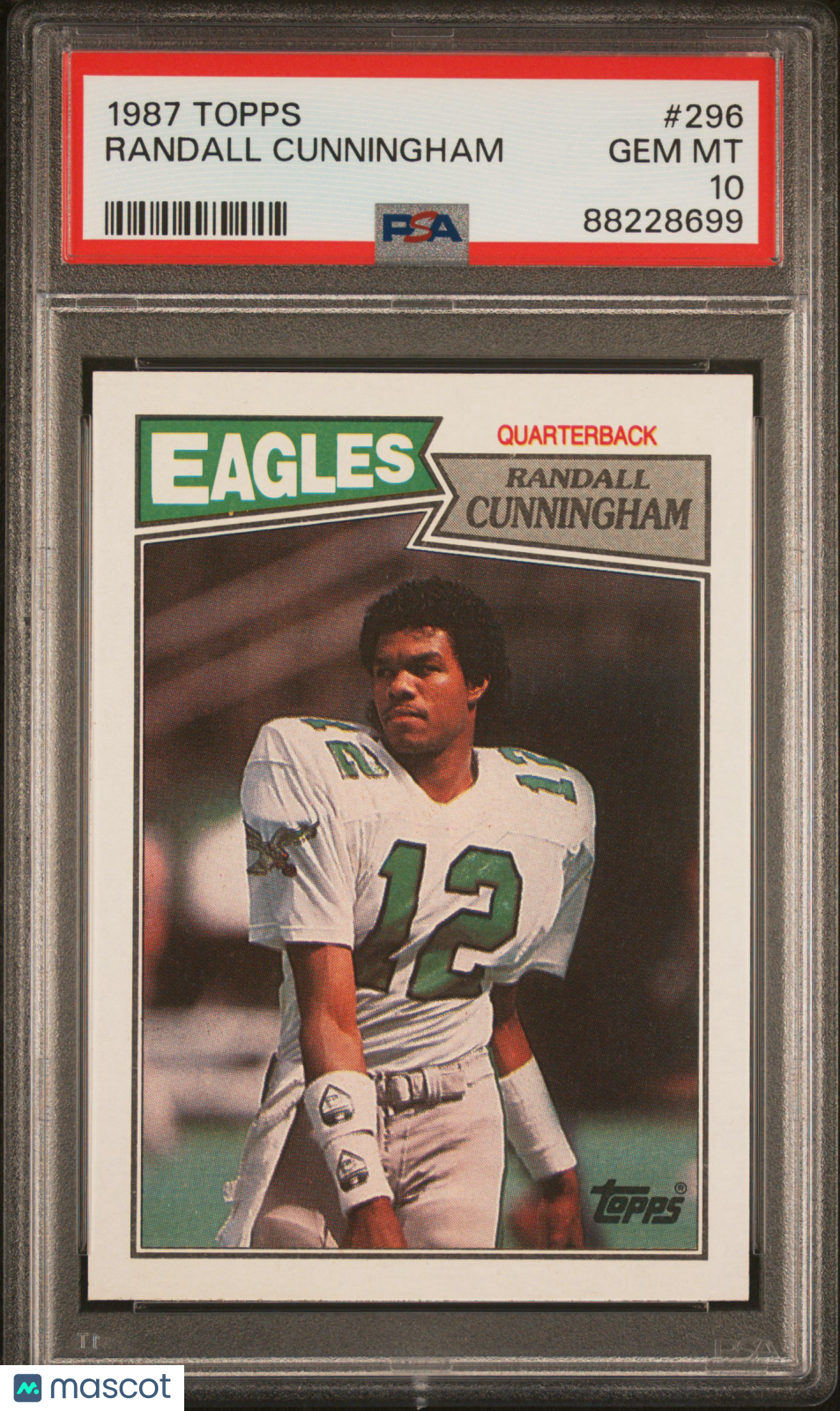 1987 Topps Randall Cunningham #296 PSA 10