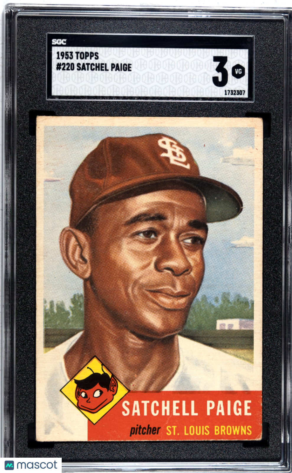 1953 Topps Satchel Paige #220 SGC 3