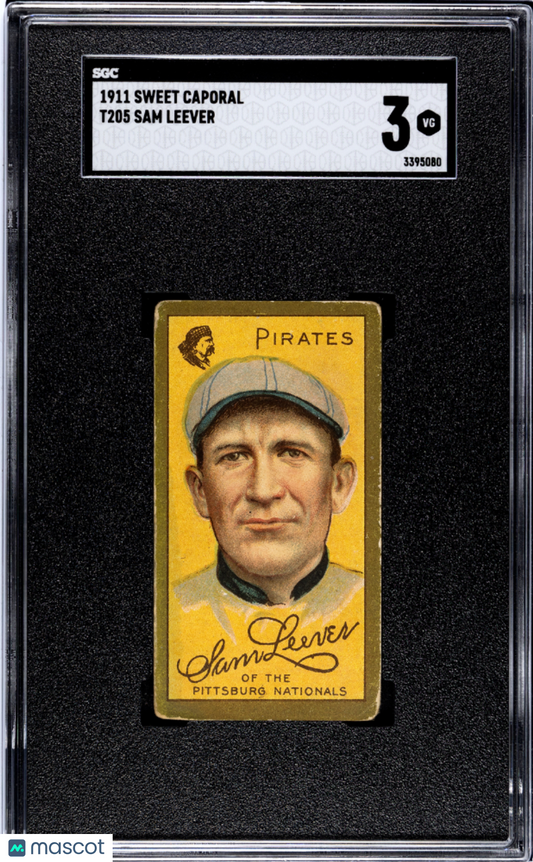 1911 Sweet Caporal (T205) Sam Leever SGC 3