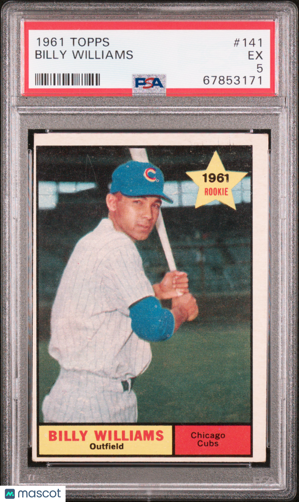 1961 Topps Billy Williams #141 PSA 5