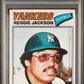 1977 Topps Reggie Jackson #10 PSA 8