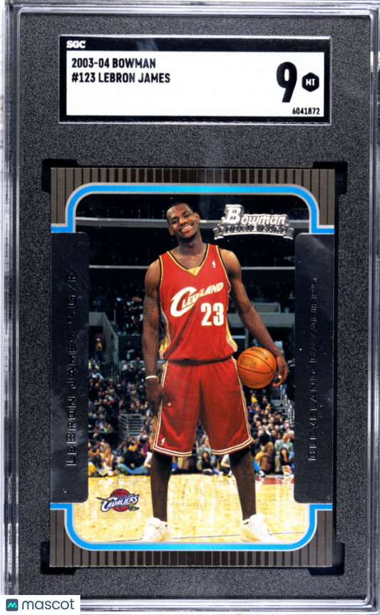 2003 Bowman LeBron James #123 SGC 9