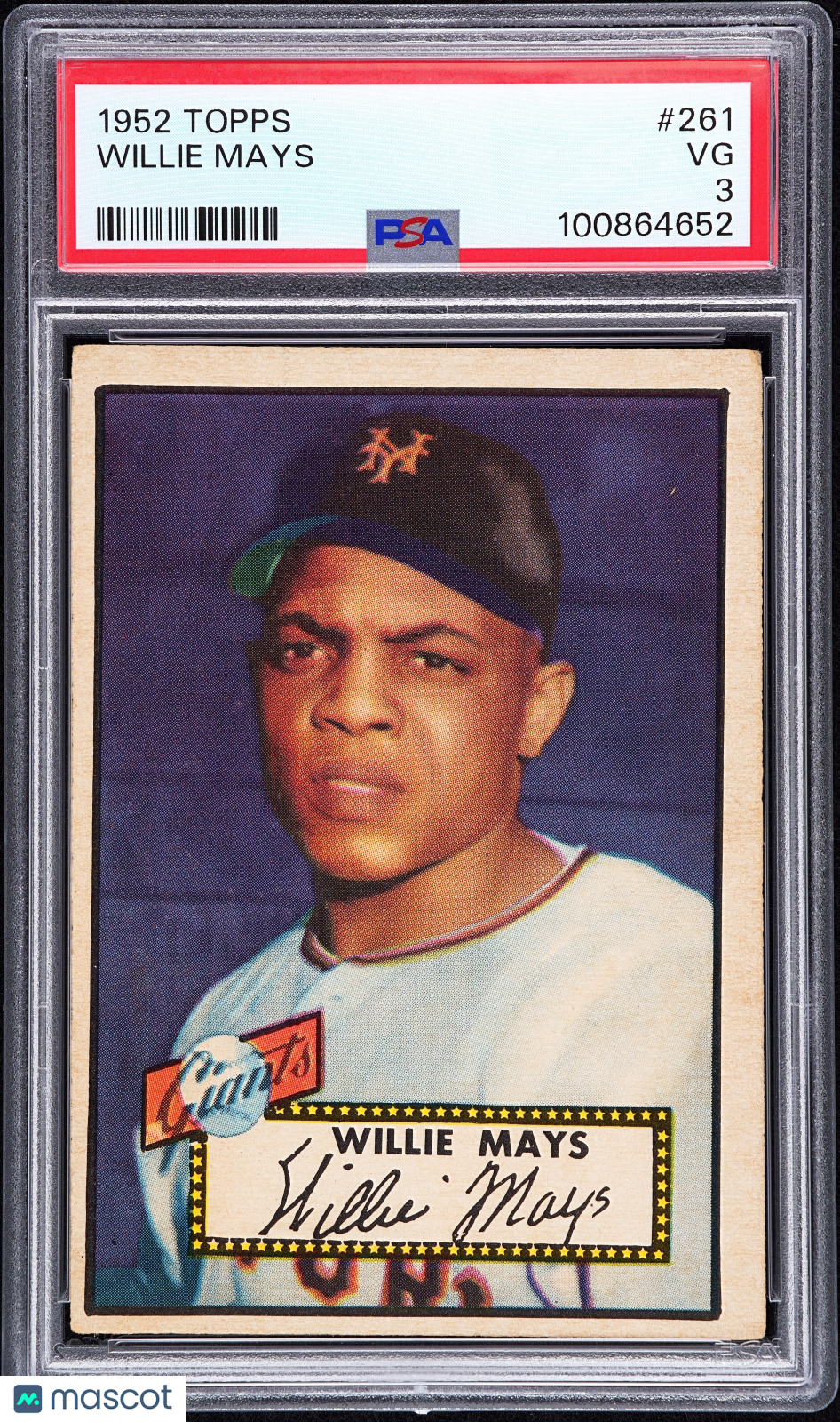 1952 Topps Willie Mays #261 PSA 3