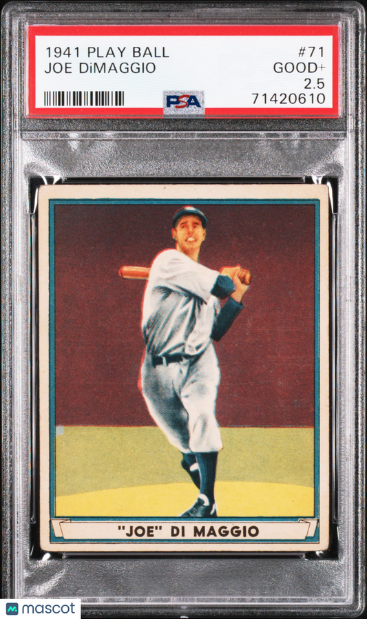 1941 Play Ball Joe Dimaggio #71 PSA 2.5