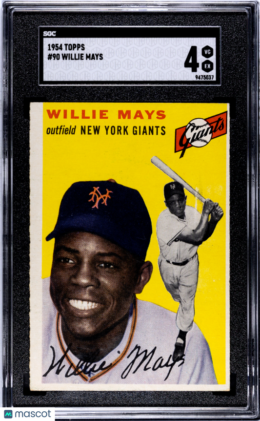 1954 Topps Willie Mays #90 SGC 4
