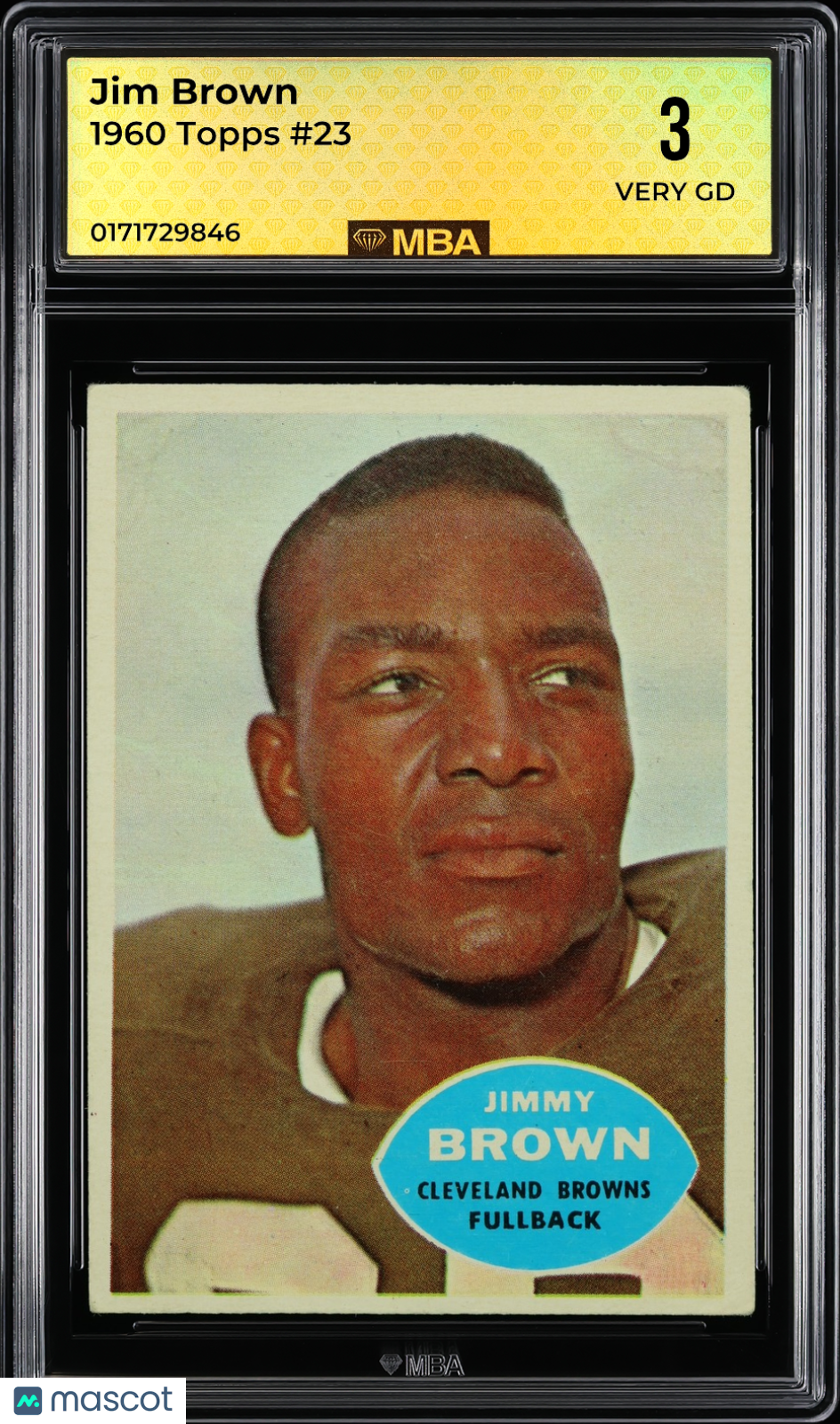 1960 Topps Jim Brown #23 MBA 3