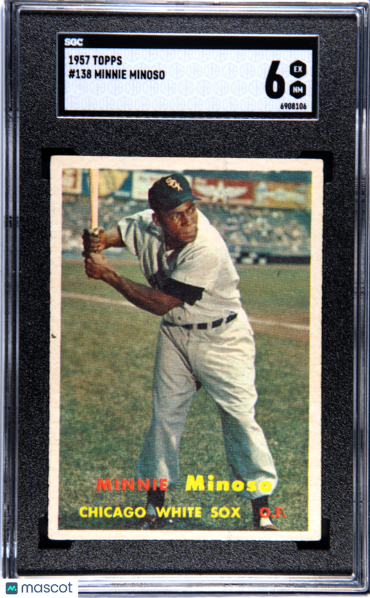 1957 Topps Minnie Minoso #138 SGC 6
