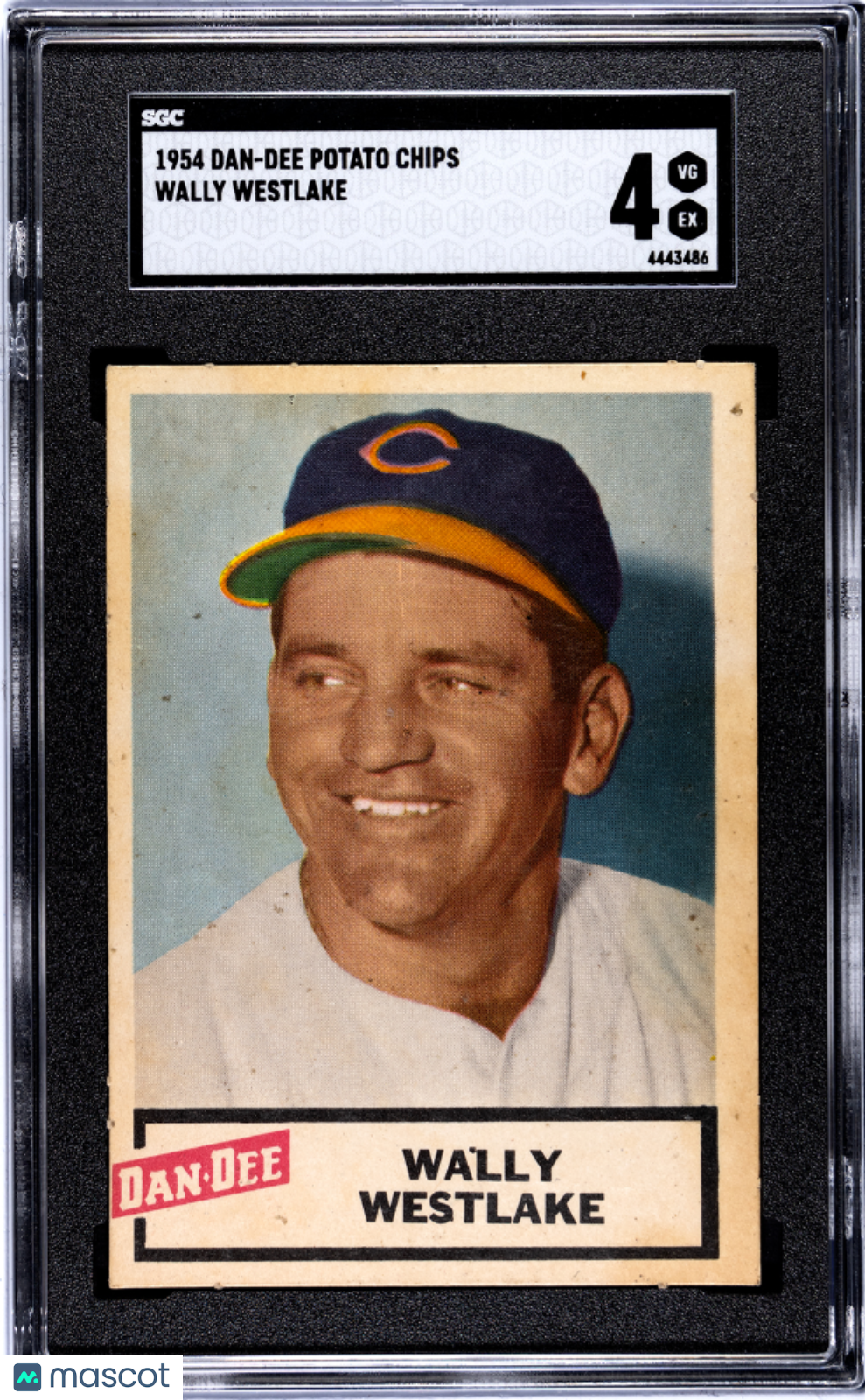 1954 Dan-Dee Potato Chips Wally Westlake SGC 4