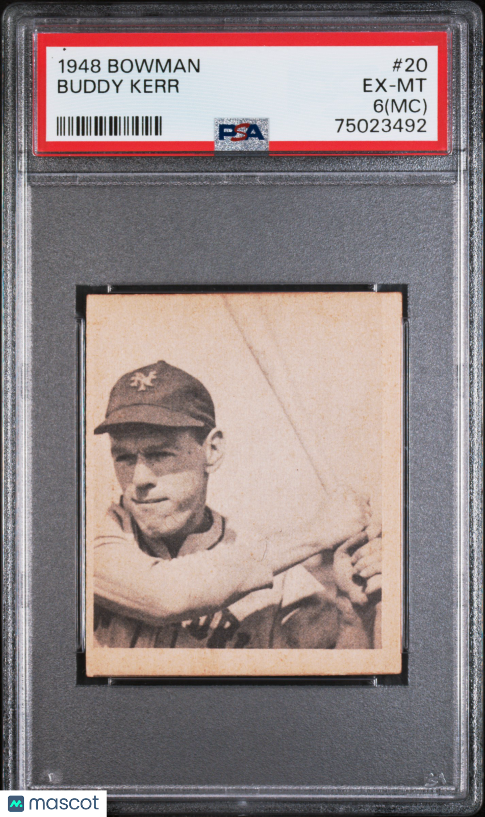 1948 Bowman Buddy Kerr #20 PSA 6 MC