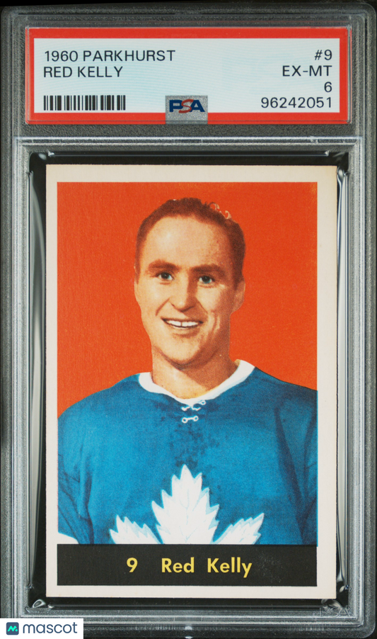 1960 Parkhurst Red Kelly #9 PSA 6