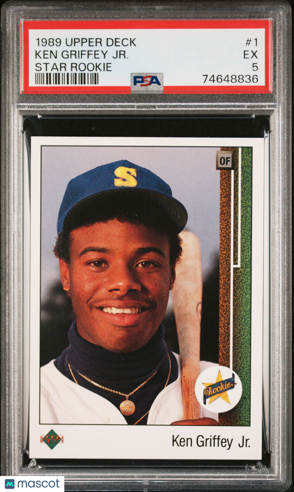 1989 Upper Deck Ken Griffey JR. #1 Star Rookie PSA 5
