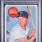 1969 Topps Mickey Mantle #500 Last Name In Yellow PSA 1