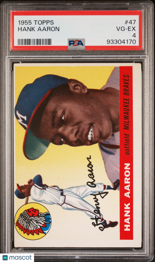 1955 Topps Hank Aaron #47 PSA 4