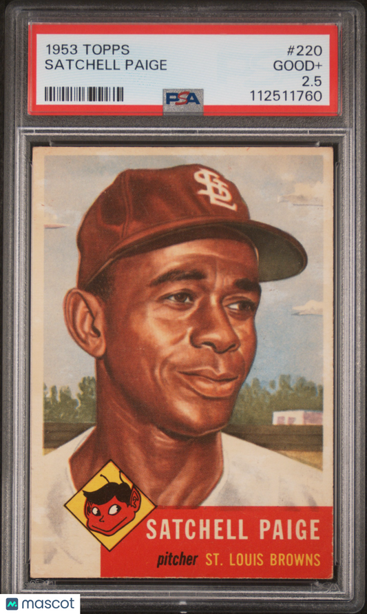 1953 Topps Satchell Paige #220 PSA 2.5