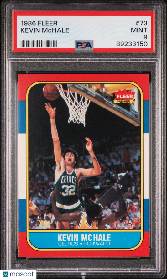 1986 Fleer Kevin Mchale #73 PSA 9