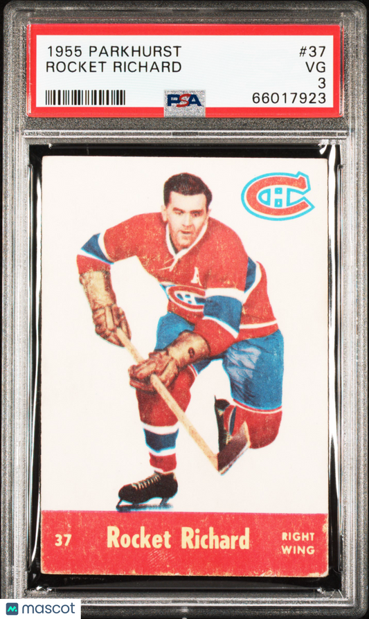 1955 Parkhurst Rocket Richard #37 PSA 3