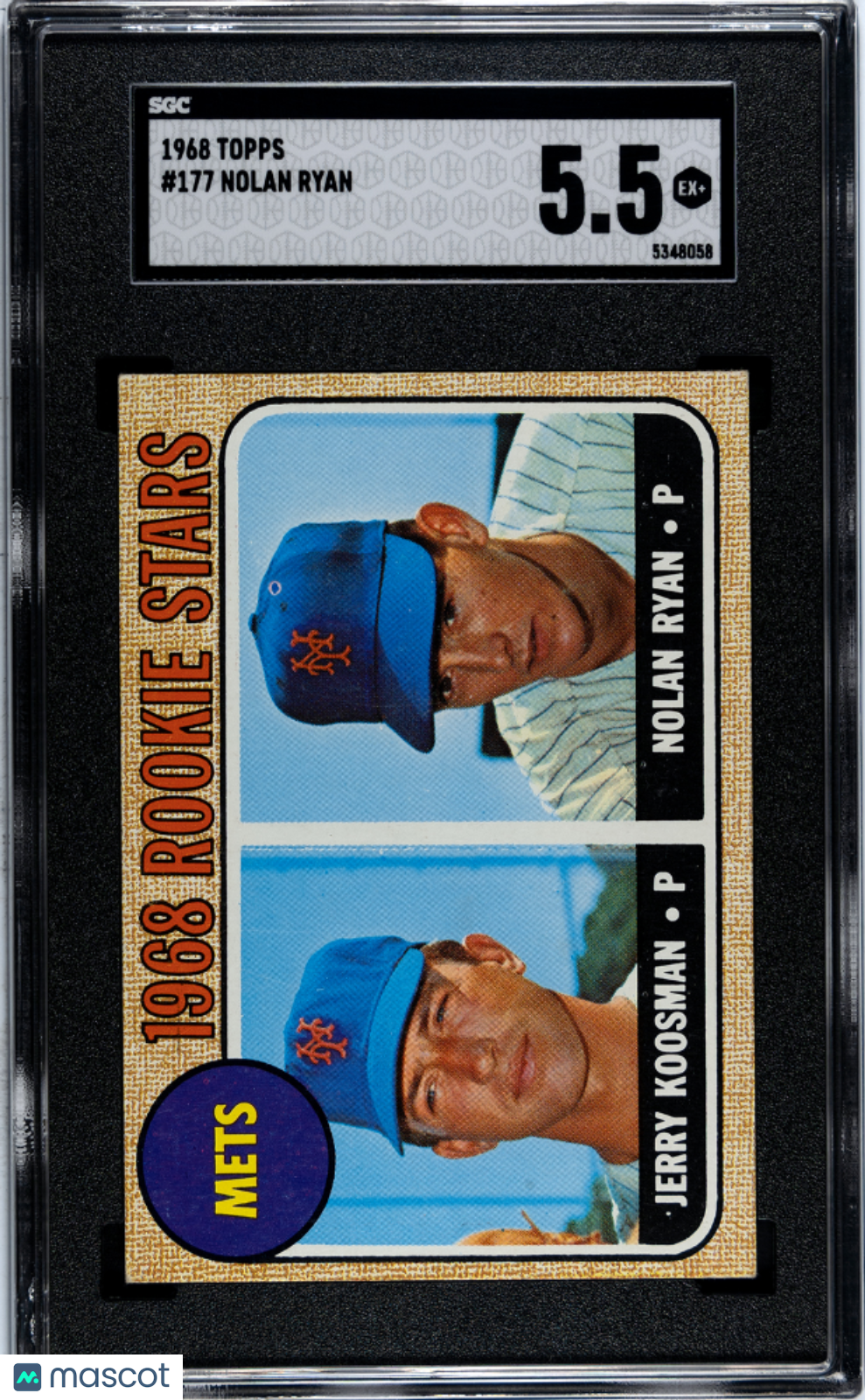 1968 Topps Nolan Ryan #177 SGC 5.5