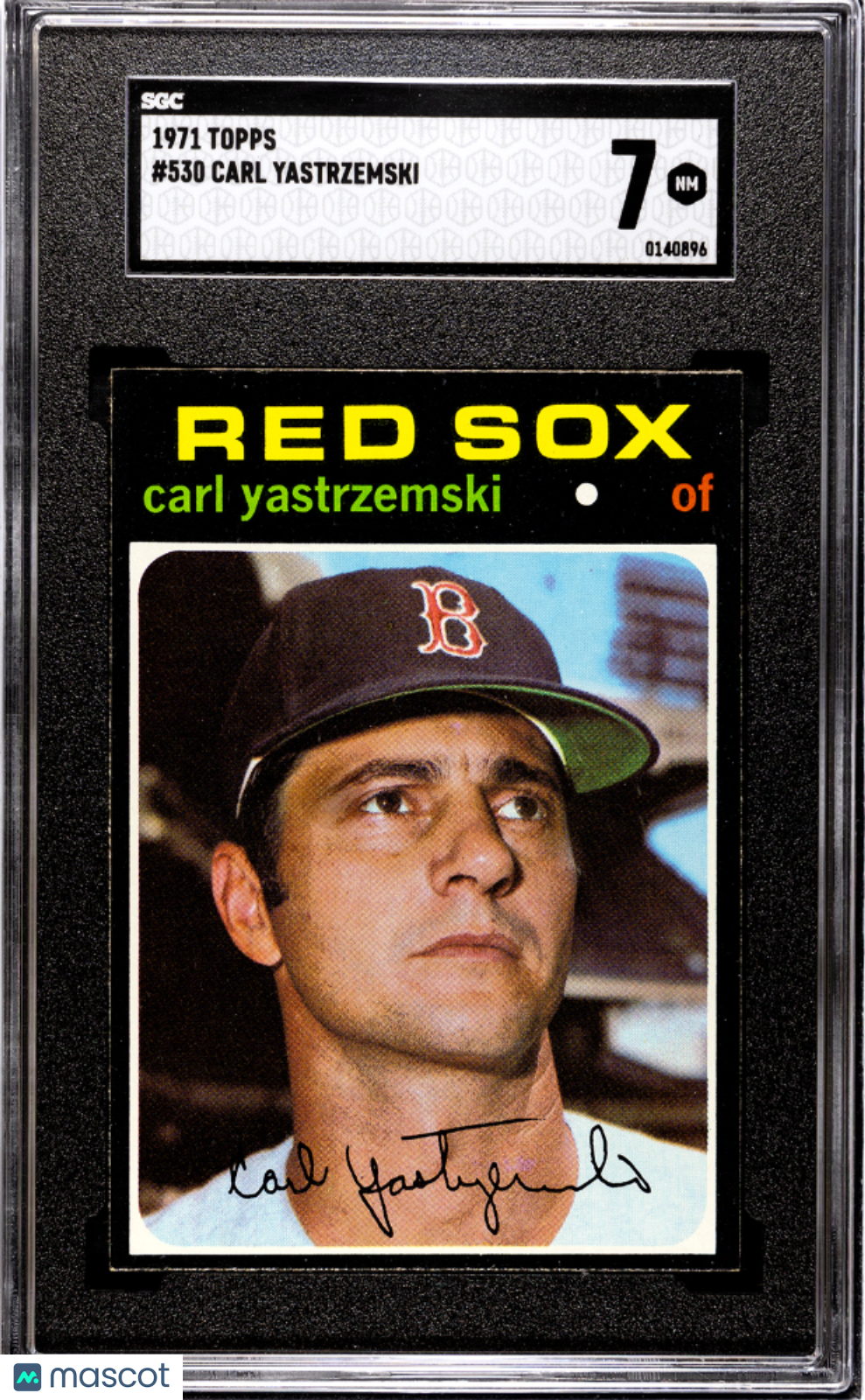 1971 Topps Carl Yastrzemski #530 SGC 7