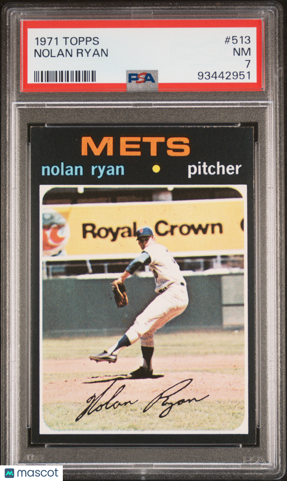 1971 Topps Nolan Ryan #513 PSA 7