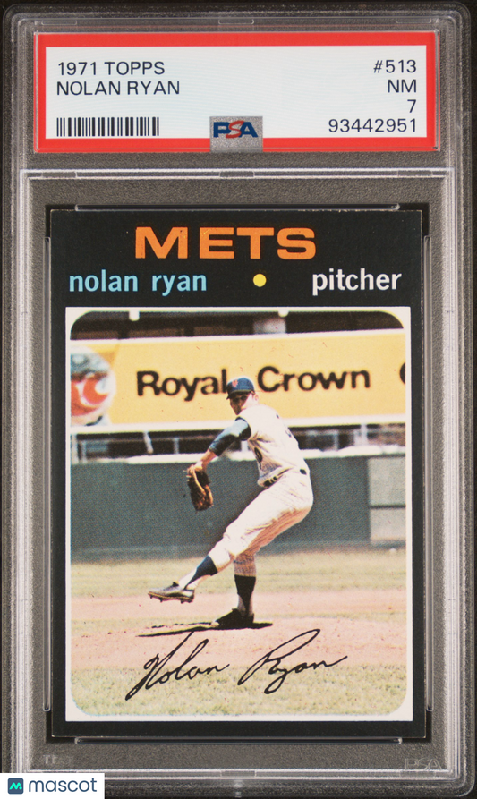 1971 Topps Nolan Ryan #513 PSA 7