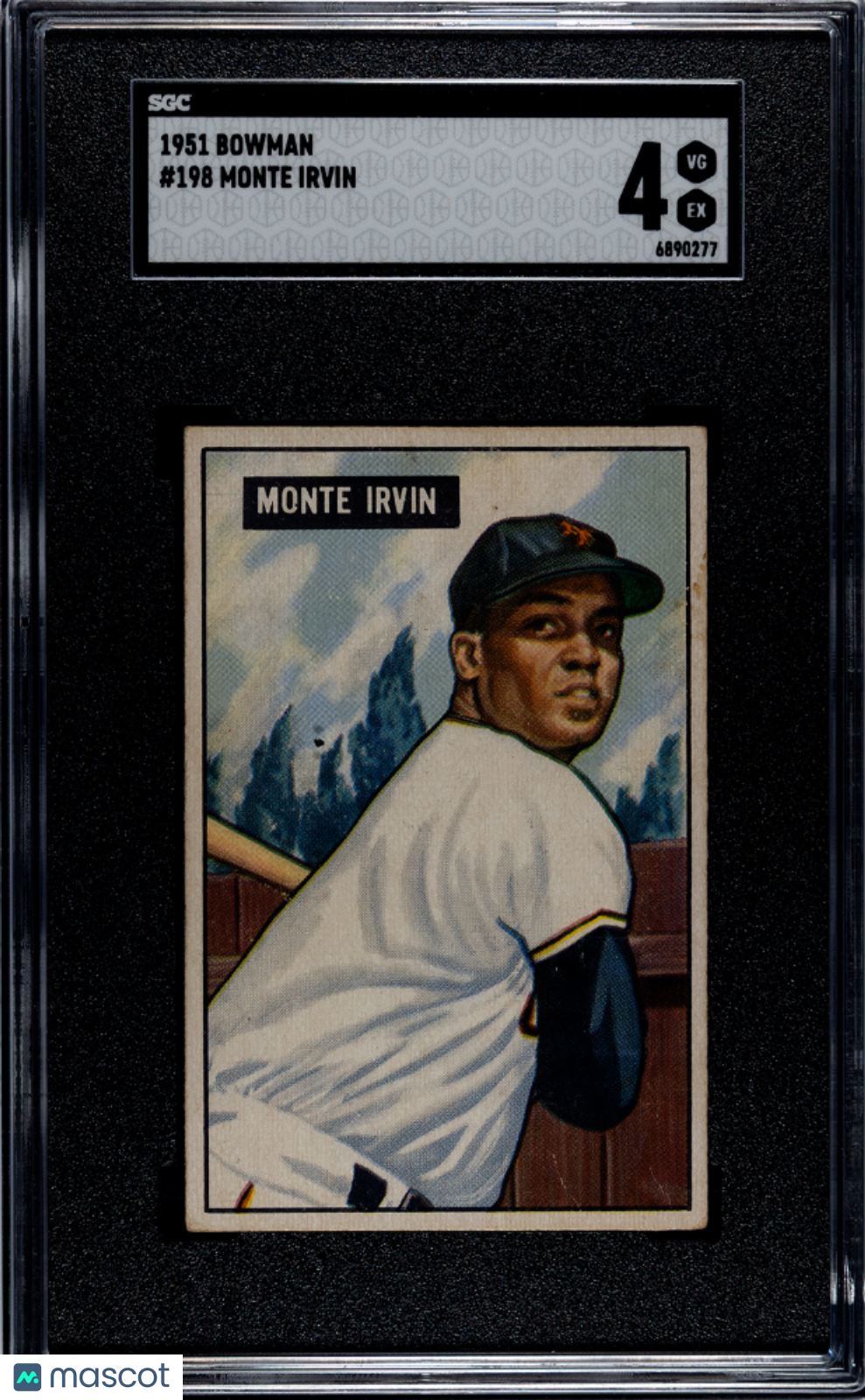 1951 Bowman Monte Irvin #198 SGC 4