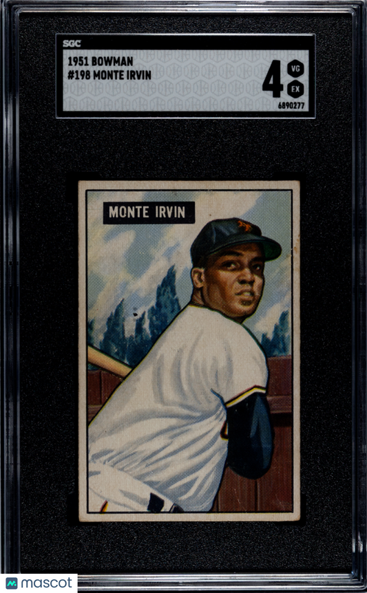1951 Bowman Monte Irvin #198 SGC 4