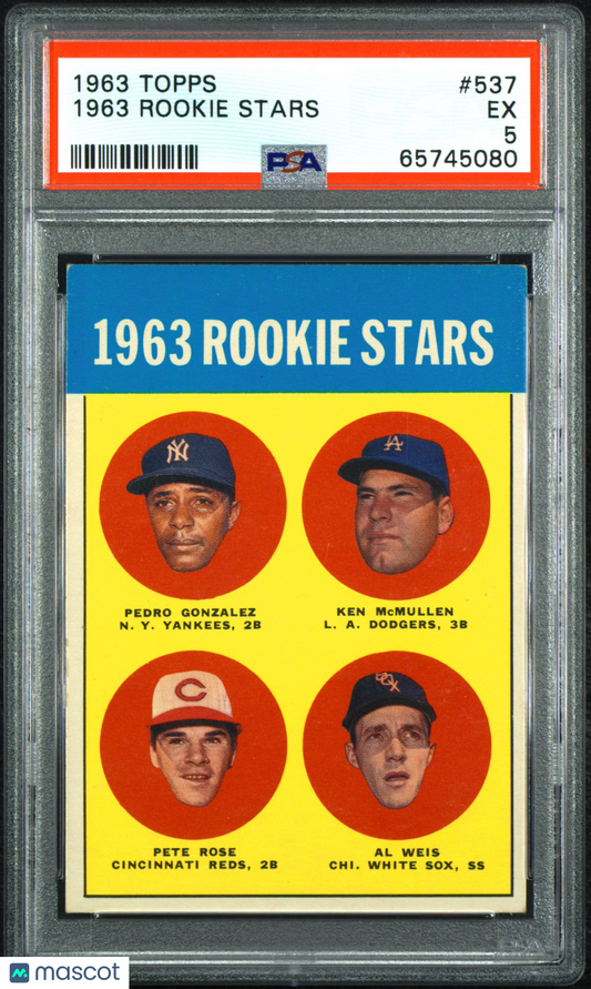1963 Topps 1963 Rookie Stars #537 PSA 5