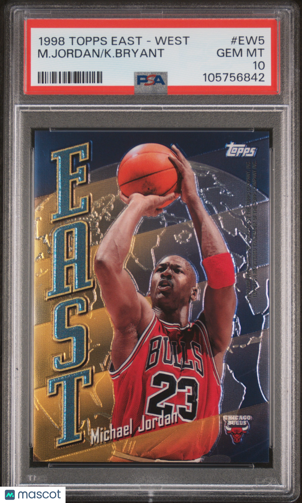 1998 Topps East - West K. Bryant M. Jordan #EW5 PSA 10