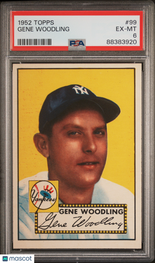 1952 Topps Gene Woodling #99 PSA 6