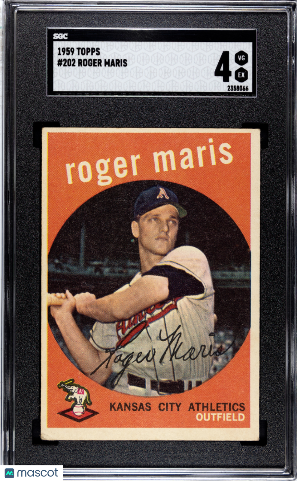 1959 Topps Roger Maris #202 SGC 4