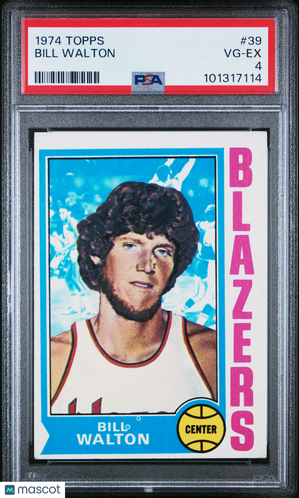 1974 Topps Bill Walton #39 PSA 4
