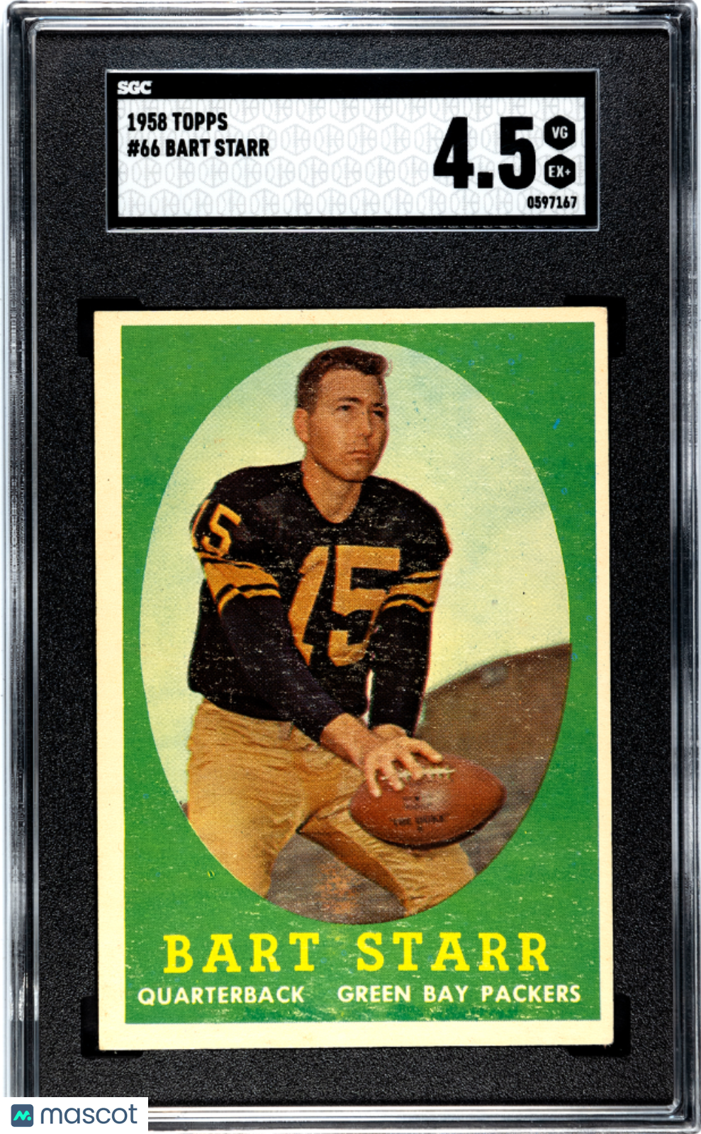 1958 Topps Bart Starr #66 SGC 4.5