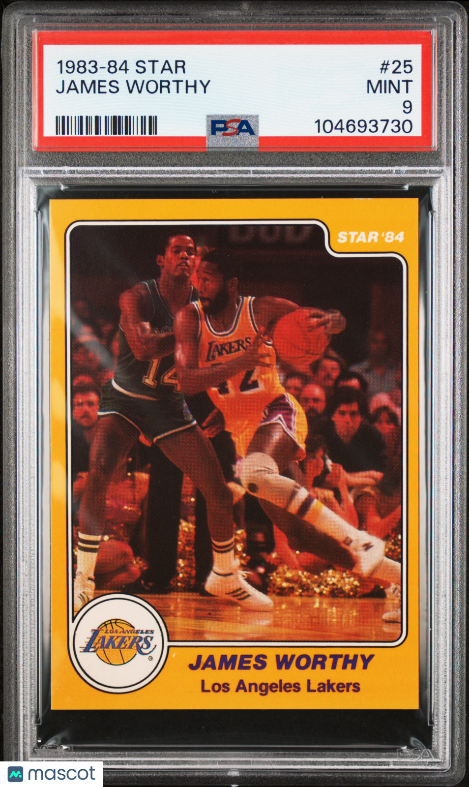 1983-84 Star James Worthy #25 PSA 9