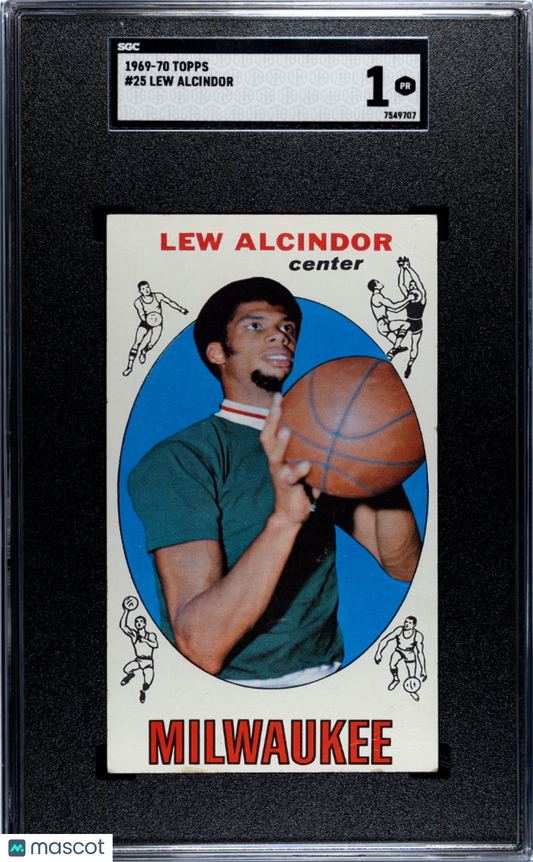 1969 Topps Lew Alcindor #25 SGC 1